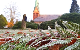 Kirche Siek im Winter © Amt Siek