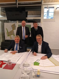Unterzeichnung B-Plan Stapelfeld und Rahlstedt